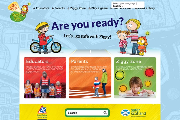 Ziggy theme site design template sample