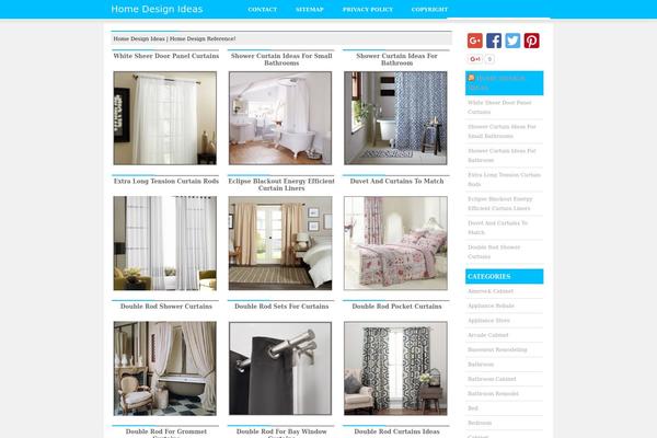 Google theme site design template sample