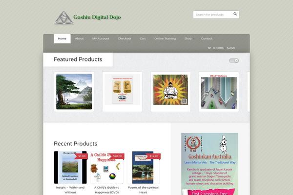 Wootique theme site design template sample