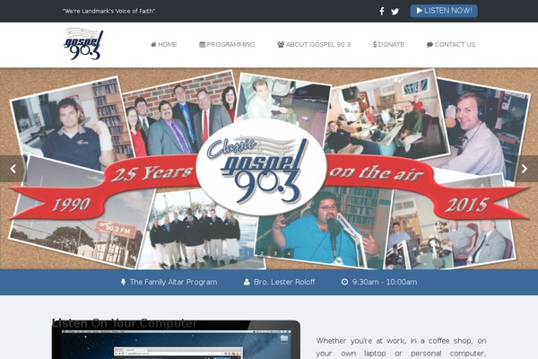 gospel903 theme websites examples