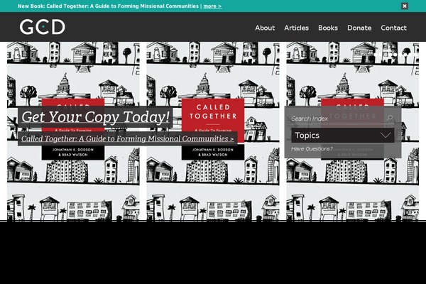 gospelcentereddiscipleship.com site used Gospel-centered-discipleship