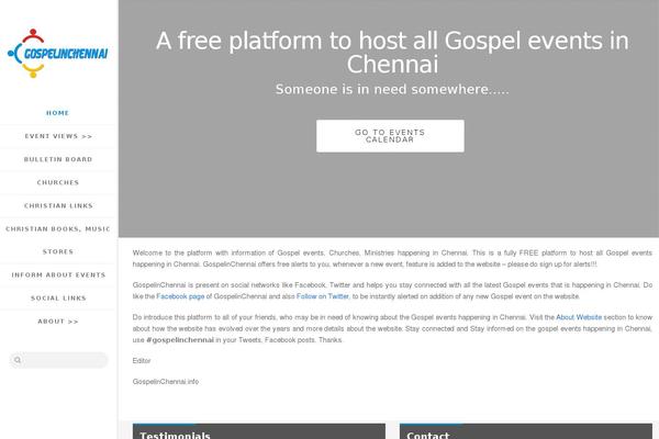 Church-suite theme site design template sample