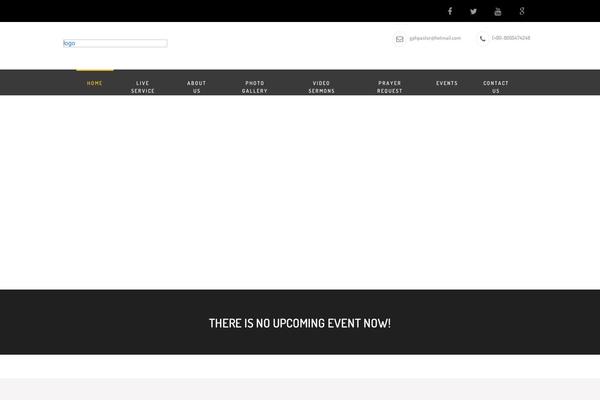 Site using Youtube Live Stream Auto Embed plugin