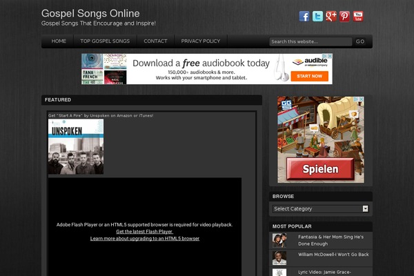 Site using AWeber Footer SlideUp plugin