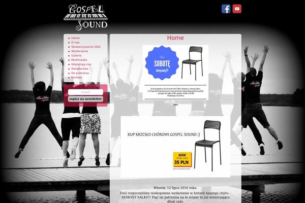 gospelsound.pl site used Gospel