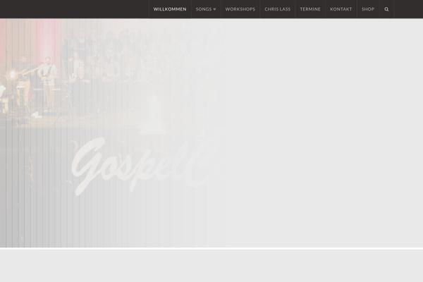 gospelworkshop.eu site used X-child-ethos