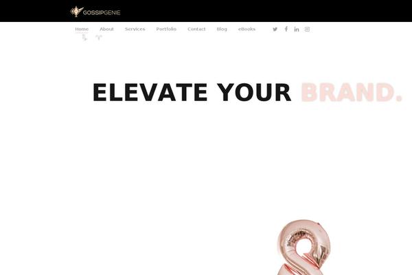 Site using Simplified Social Share plugin