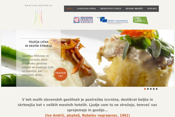 Feast theme site design template sample