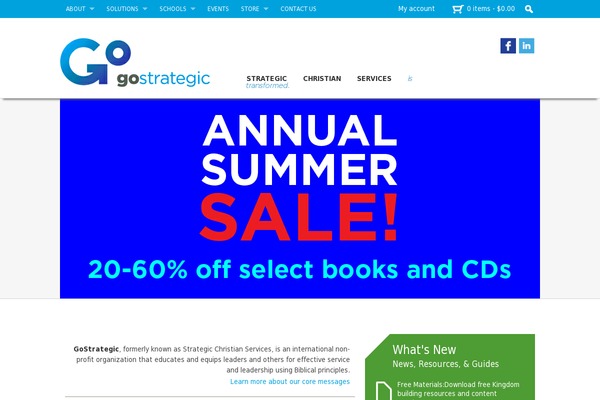 Zafiro theme site design template sample