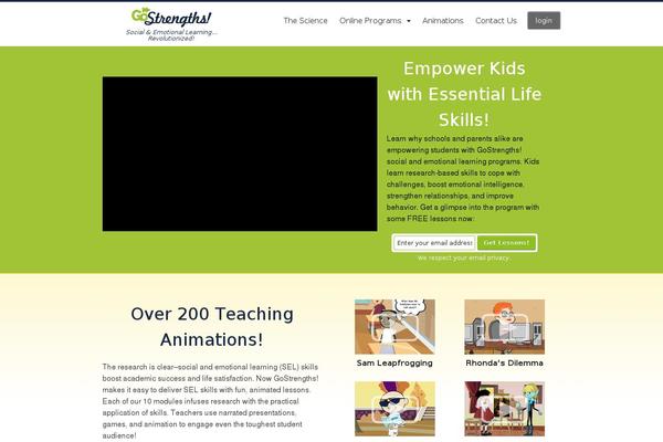 Generatepress_child theme site design template sample