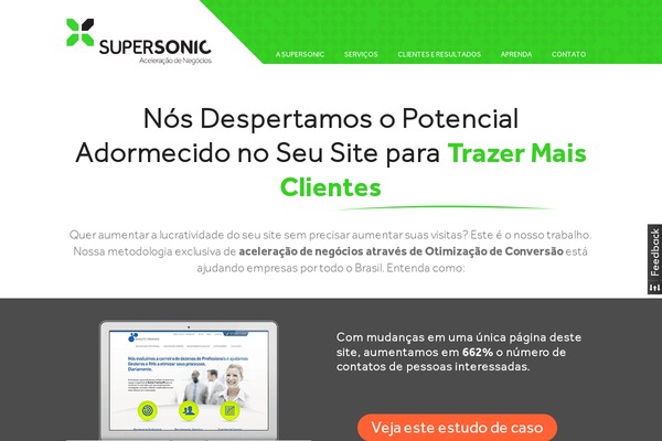 supersonic theme websites examples