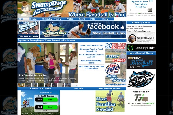 goswampdogs.com site used Kings Club
