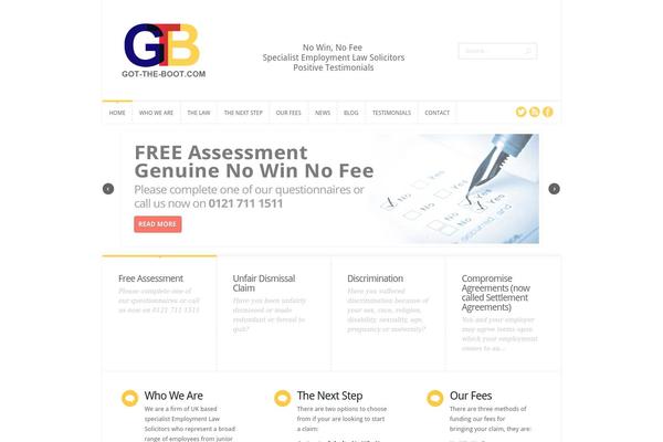 got-the-boot.com site used Boot
