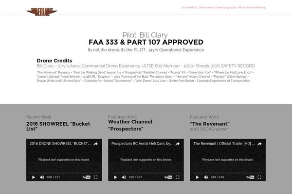 SmartScreen fullscreen responsive WordPress theme theme site design template sample