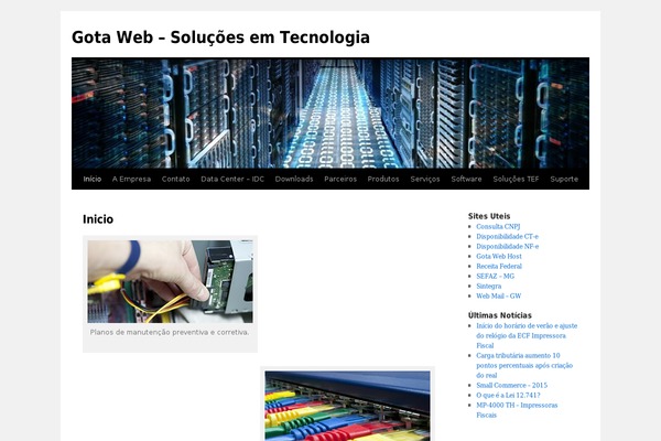 Twenty Ten theme site design template sample