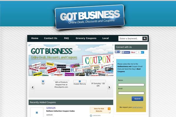 gotbusiness.net site used Couponpress