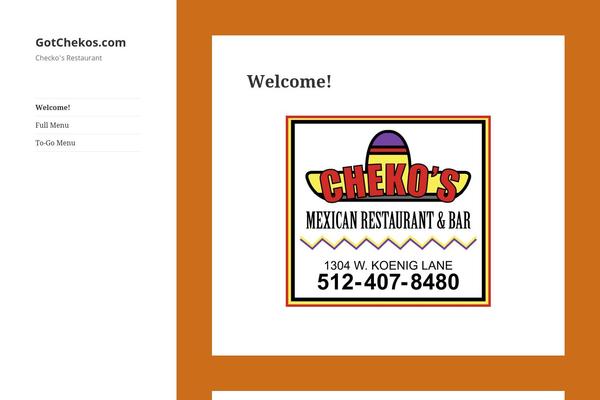Twenty Fifteen theme site design template sample