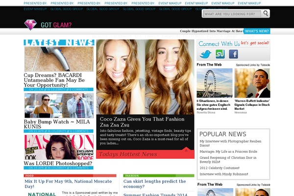Site using Gourmet-ads plugin