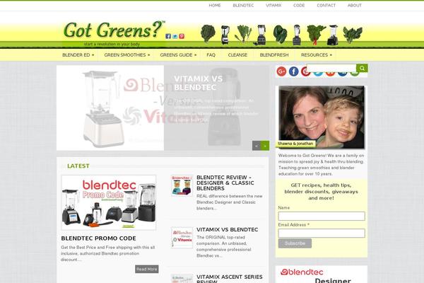 Kalium-child theme site design template sample