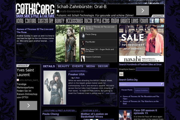 NewsPro theme site design template sample