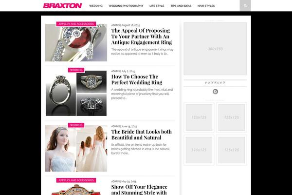 Braxton theme site design template sample