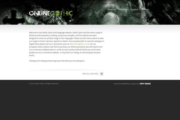 Inspire theme site design template sample