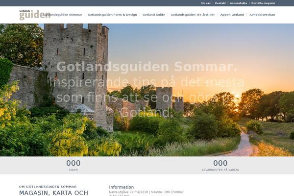 gotlandsguiden.se site used Guiden