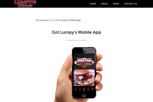 gotlumpys.com site used Parallax Pro