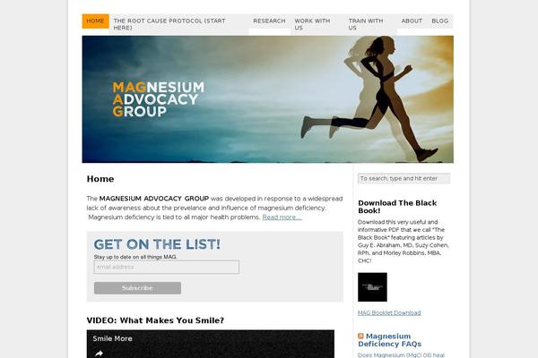Thesis 1.8 theme site design template sample