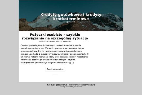 Kelly theme site design template sample