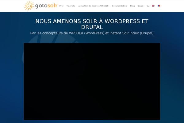 Site using Wpsolr-pro plugin