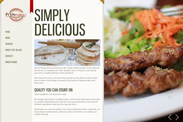 Pluto theme site design template sample