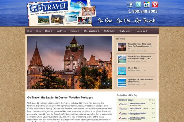 Journey theme site design template sample