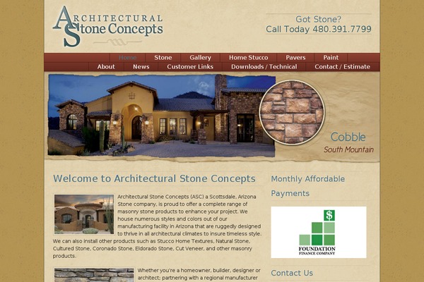 gotstoneusa.com site used Ft-framework