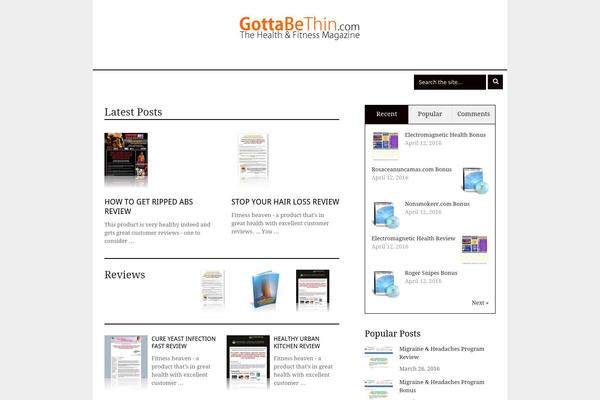 Vogue theme site design template sample