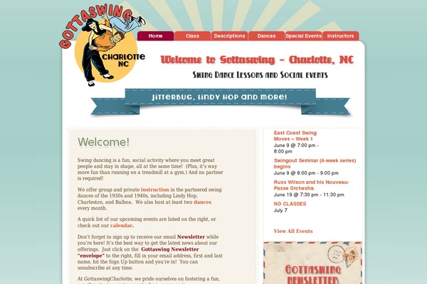 gottaswingcharlotte.com site used Ncswing