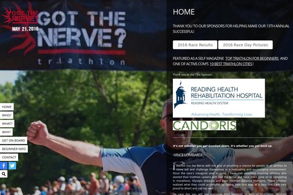 CONTRAST theme site design template sample