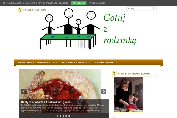 Myrecipe theme site design template sample