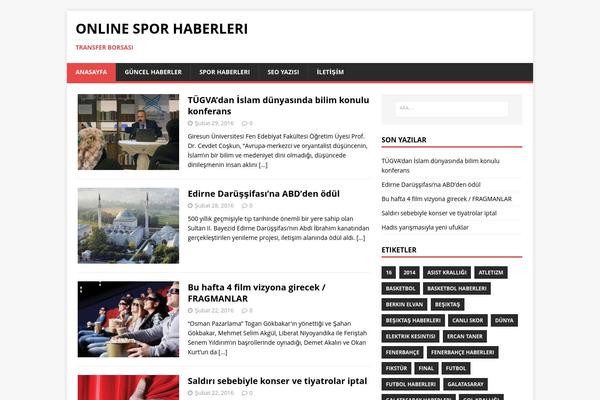McKinley theme site design template sample