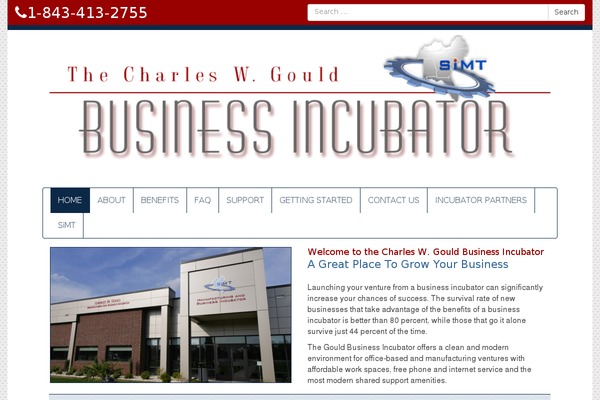 gouldincubator.com site used Bootstrap Basic