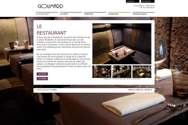 Roots theme site design template sample