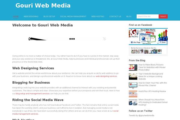 Spike theme site design template sample