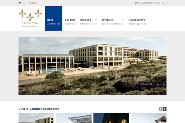 gourmet-residenzen.com site used Gourmetresidenzen