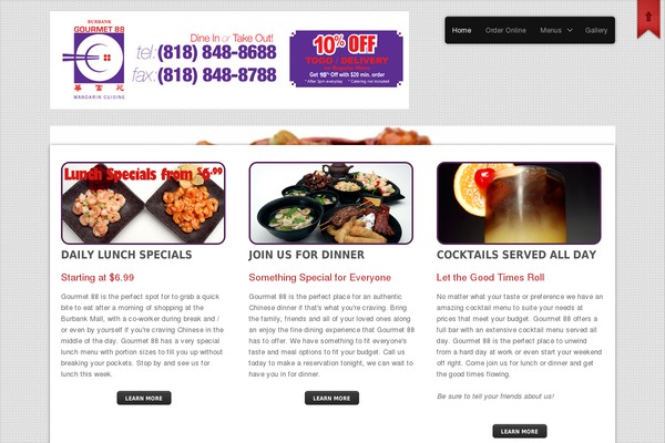 Victoria theme site design template sample