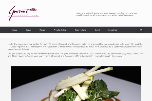 Vantage theme site design template sample