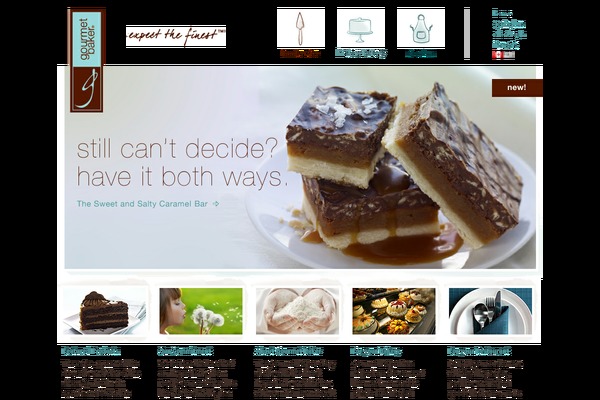 gourmetbaker.com site used Ozma
