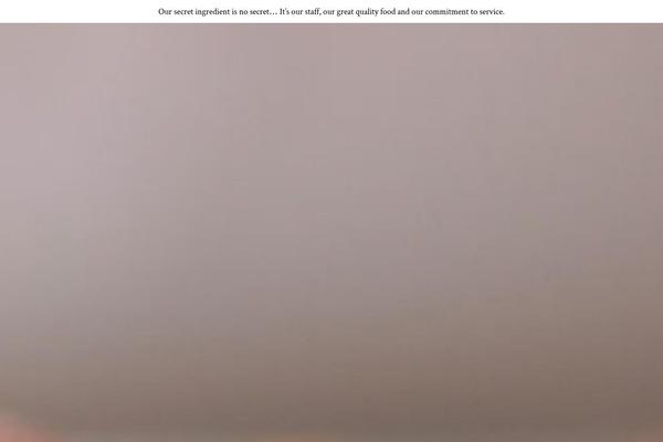 Café Pro theme site design template sample