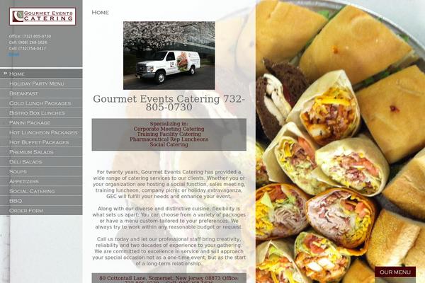 Ristorante theme site design template sample