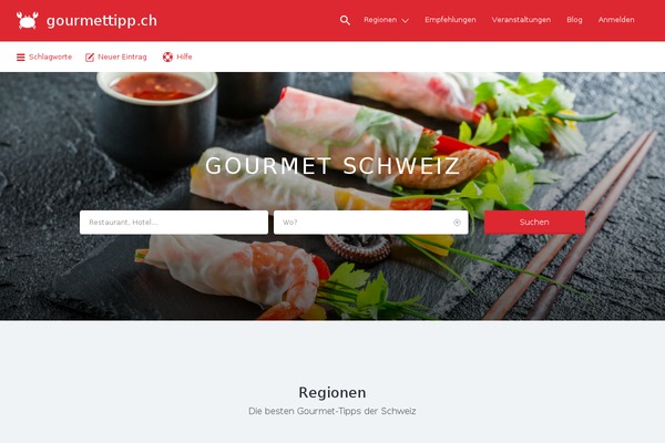 Listify Child theme site design template sample