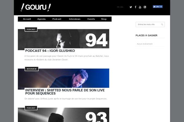 gouru.fr site used Papillon-wp